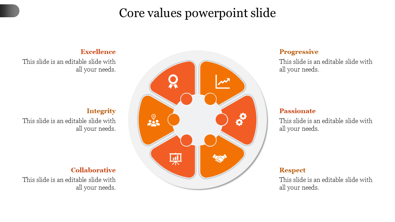 Free - Effective Core Values PowerPoint Slide Template